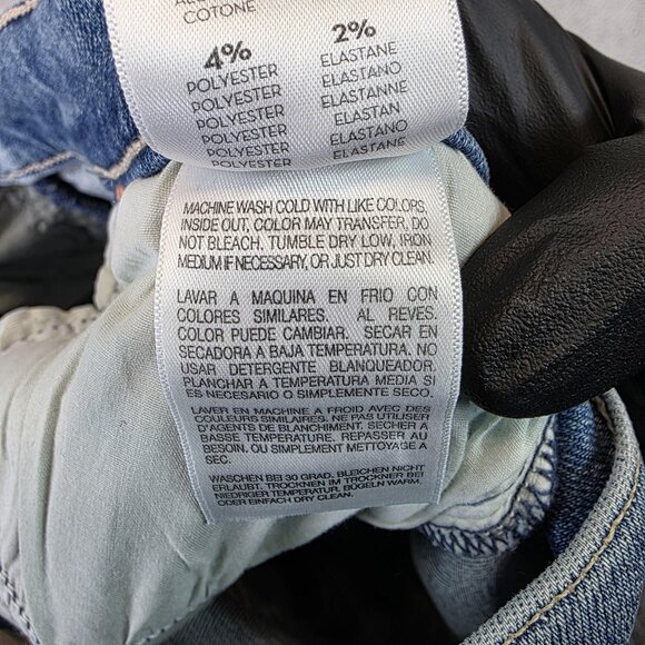 Mother Jeans Womens 31 Mid Rise Dazzler Ankle Fray Stretch Riding Cliffside - Picture 16 of 16